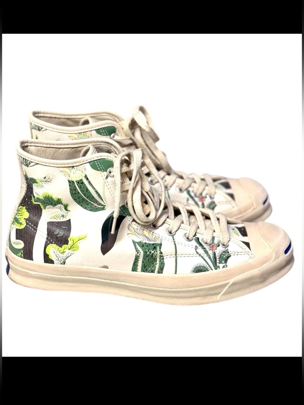 Converse Jack Purcell Signature Jetstream Carnivorous Print Sneakers Sz 9.5M 11W
